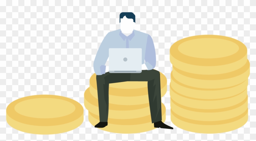 Small Business Marketing Fees - Sitting Clipart #4895093