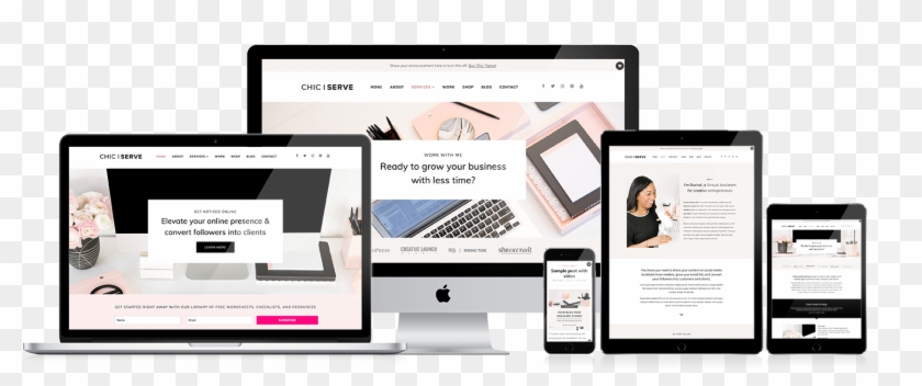 This Is Perfect For Service-based Female Business Owners - Responsive Web Design Clipart