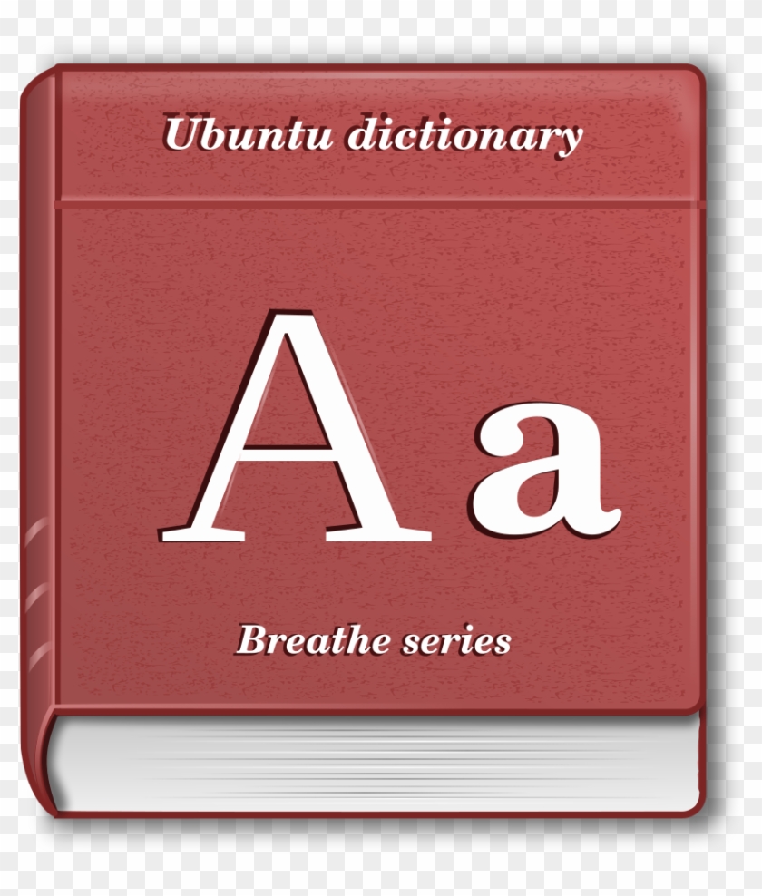 Breathe Accessories Dictionary - Book Cover Clipart #4896467