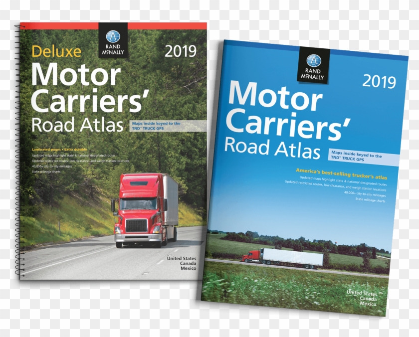 Motor Carriers Road Atlas - Rand Mcnally Truck Road Atlas 2019 Clipart #4896672