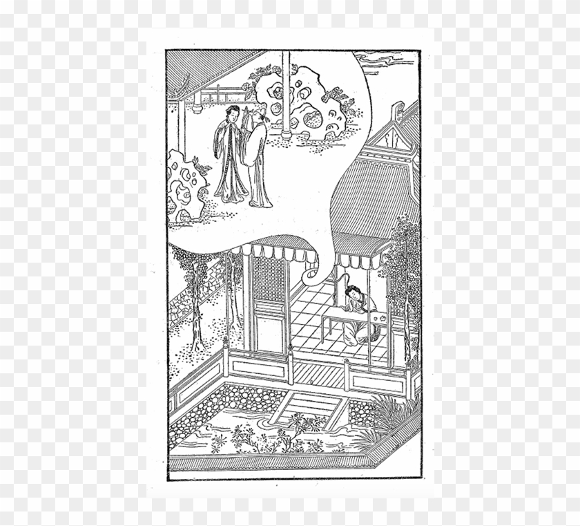Peony Pavilion Image 17b - Illustration Clipart