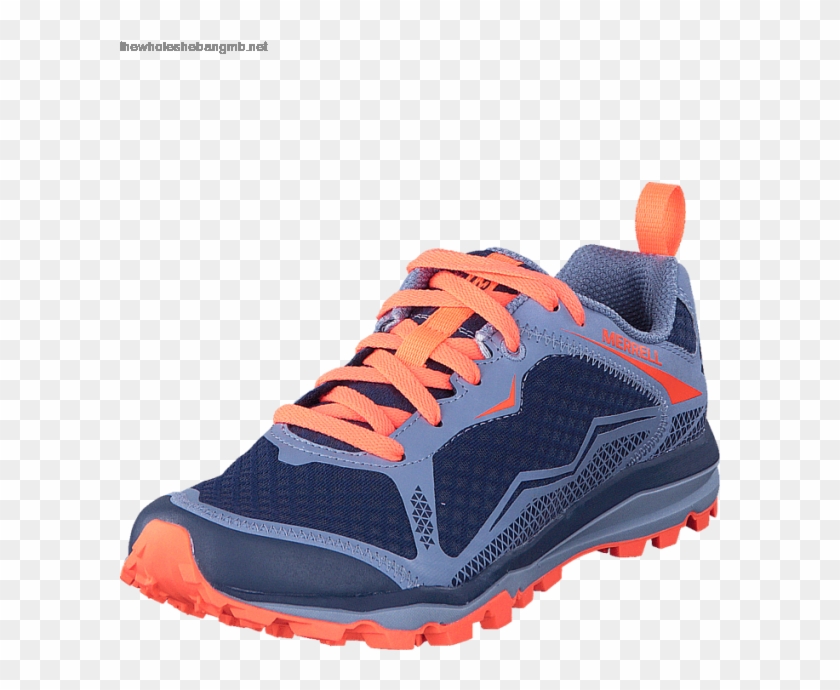 Women's Merrell All Out Crush Light Crown Blue - Running Shoe Clipart #4898437