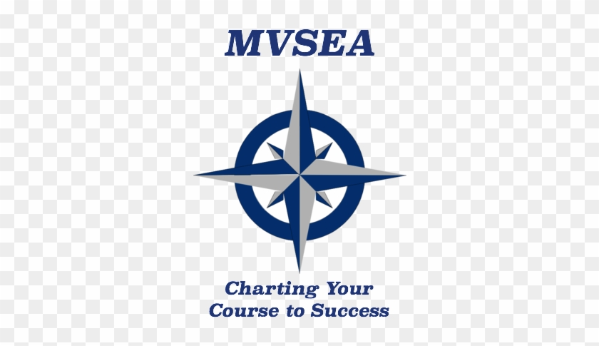 ﻿mvsea Is Attending The 2017 Surface Navy Association - Compass Blue And Gold Clipart #4898586