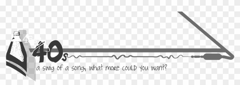 45s And 40s - Line Art Clipart