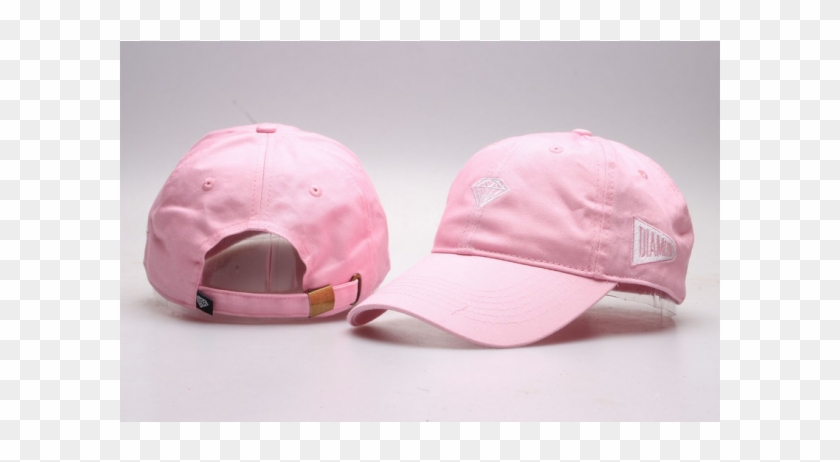 Diamond Supply Rock Dad Cap - Diamond Cap Pink Clipart #4898787