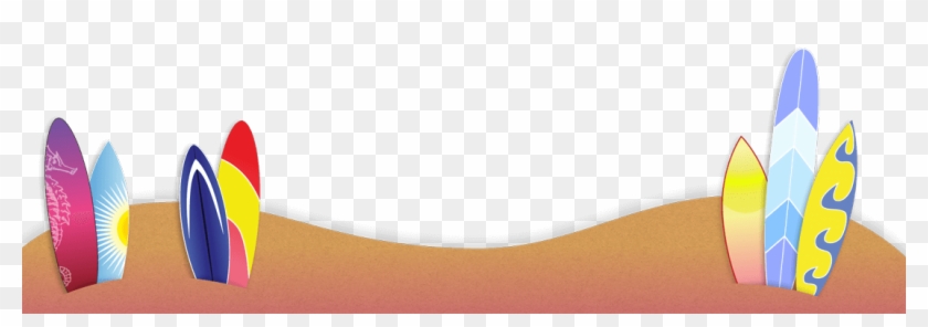 Surfboard Clipart Sand Png - Tints And Shades Transparent Png