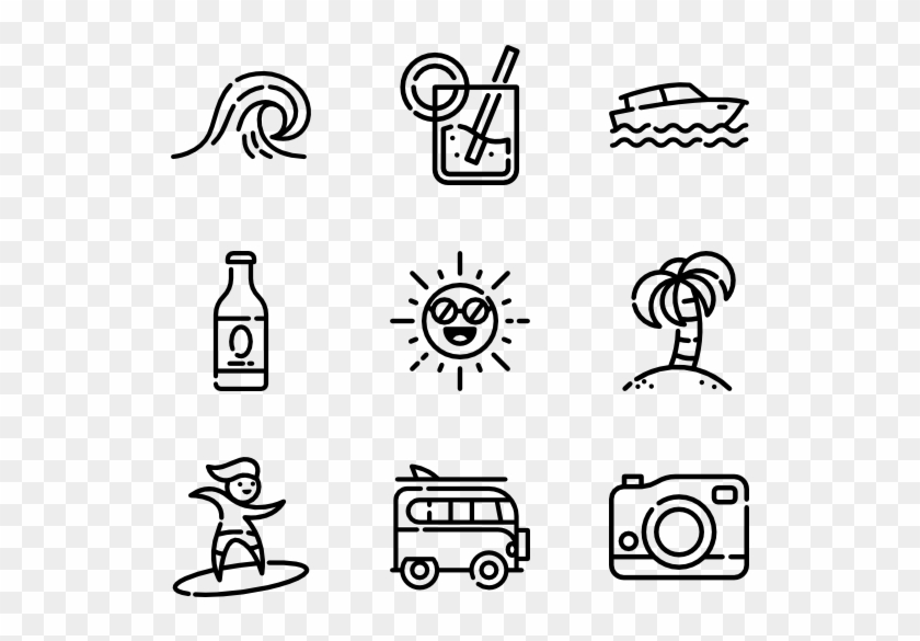 Surf - Surf Flat Icon Clipart