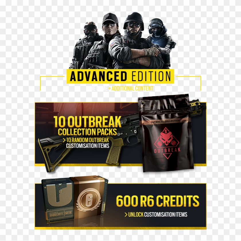 Get The New Tom Clancy's Rainbow Six® Siege Advanced Clipart #491049