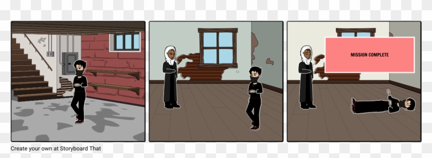 Rainbow Six Siege Cutscene - Storyboard Clipart #491129
