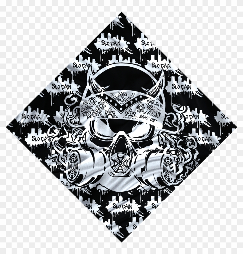 Demon Skull Bandana Clipart #491184