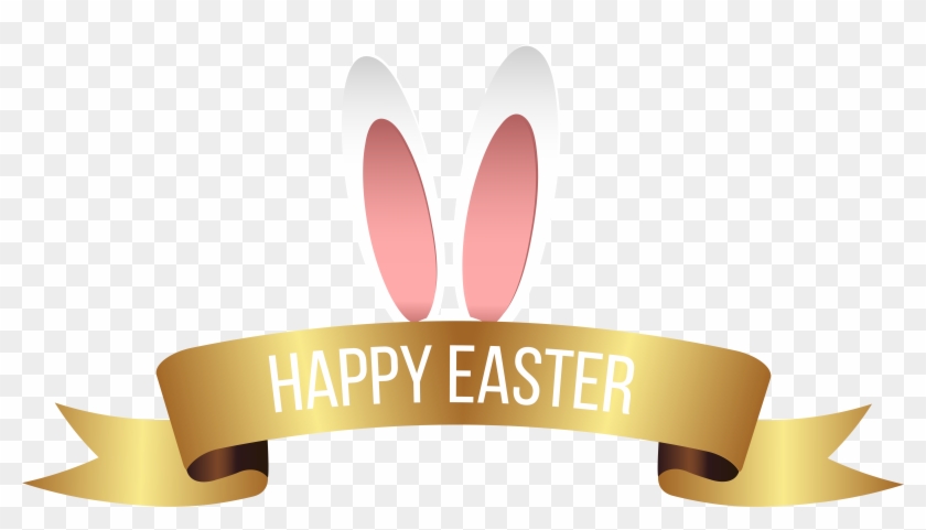 Easter Clip Banner - Happy Easter Banner Png Transparent Png #491235