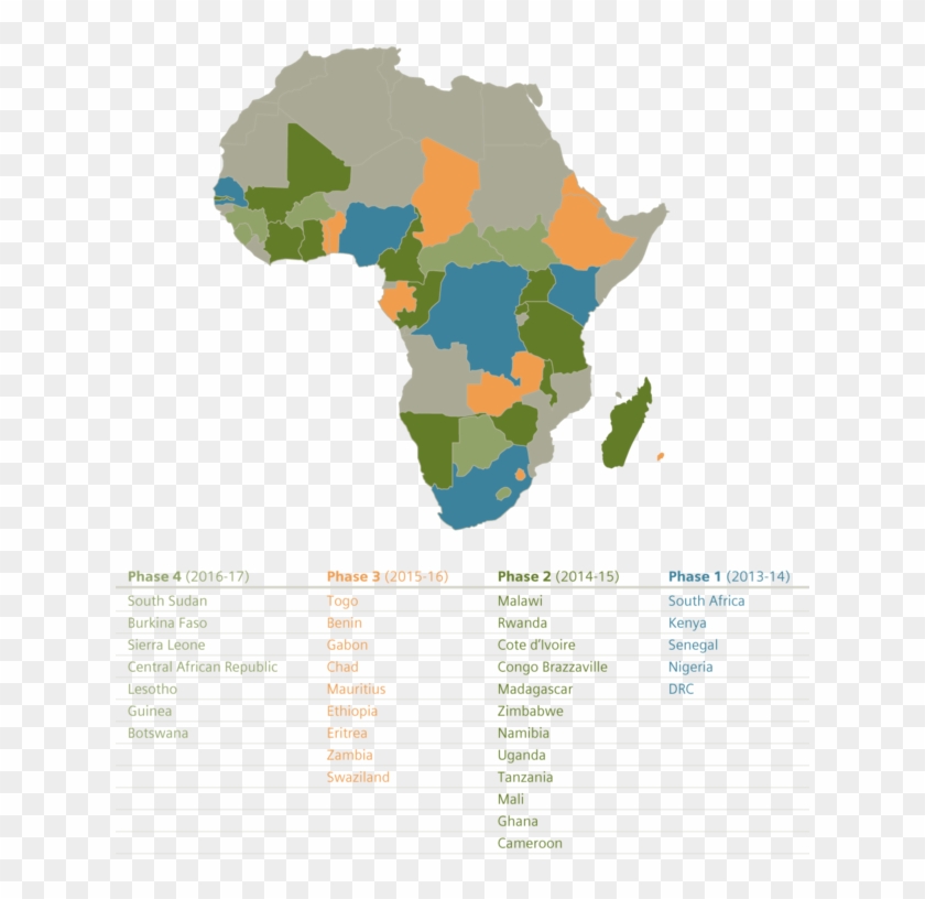 Over 120 English And French-speaking Writers From All - Music In Africa Map Clipart