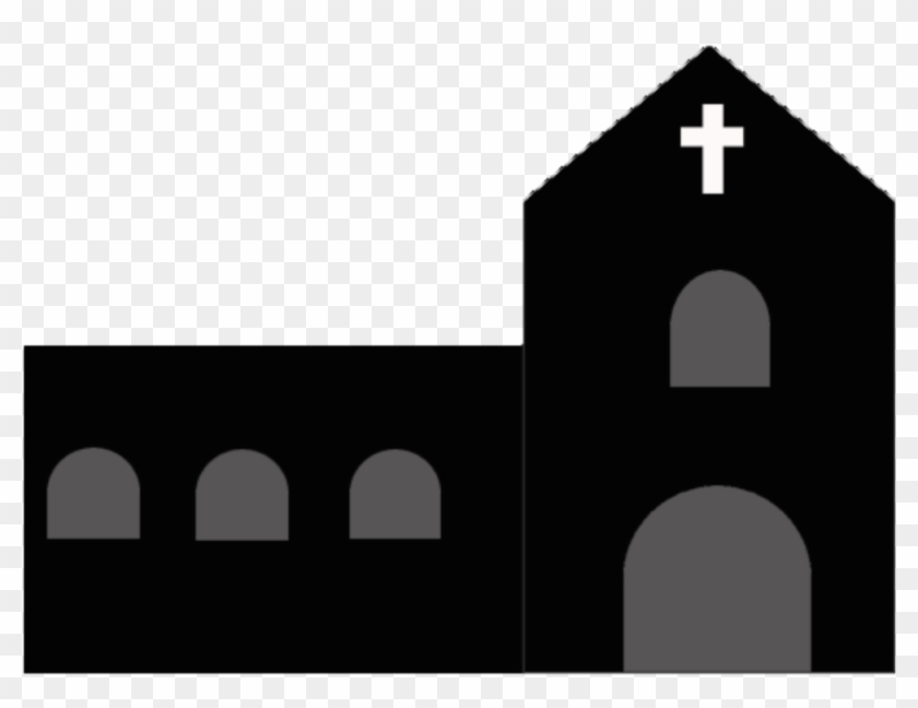 Christian Church Silhouette Computer Icons Pulpit - Silhouette Of Church Clipart