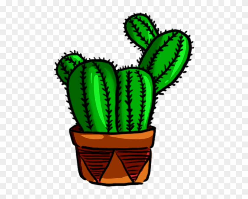 Clipart Royalty Free Cactus Green Plant Png And Psd - Prickly Pear Transparent Png #491598