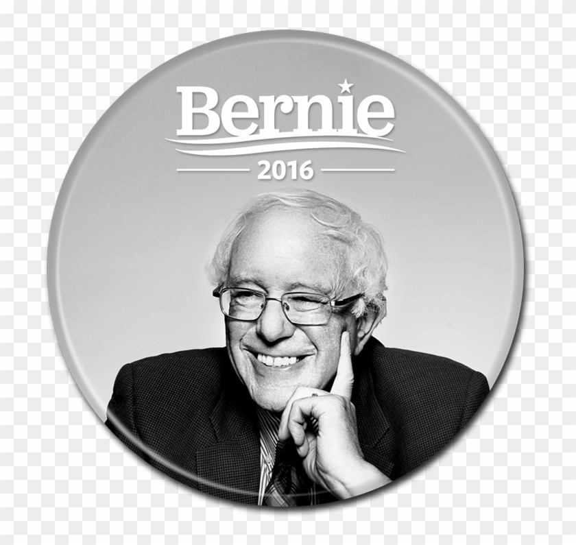 Bernie Sanders Button - Bernie Sanders Smiling Clipart #491637