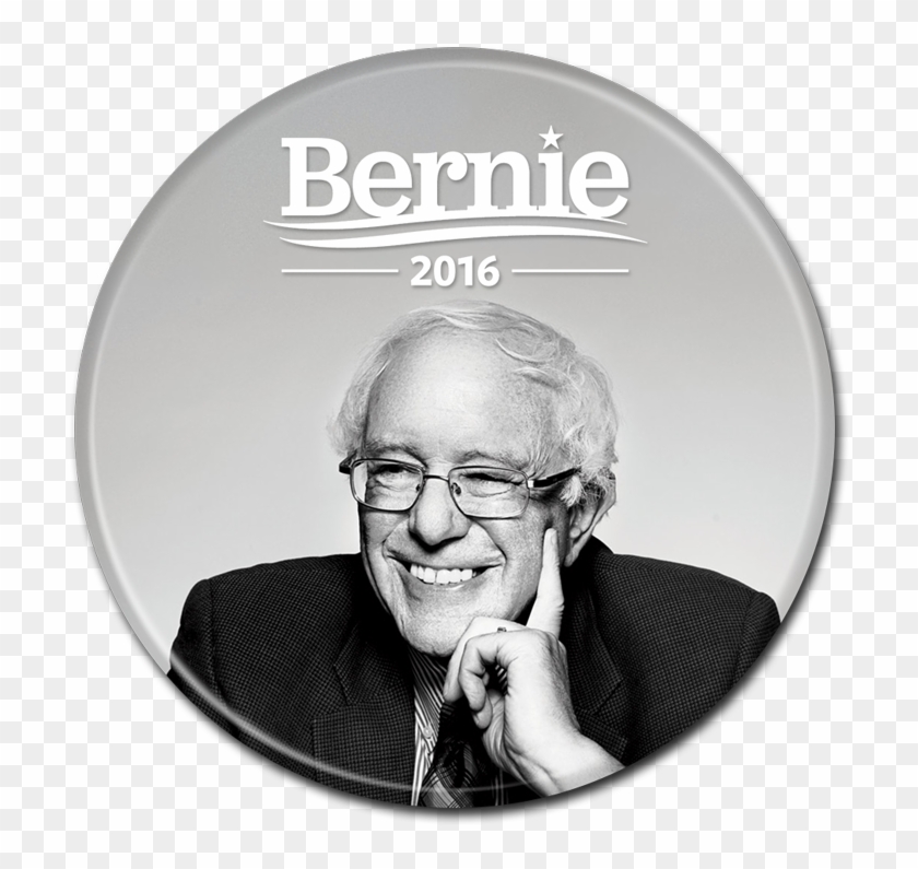 Bernie Sanders Button - Bernie Sanders Smiling Clipart