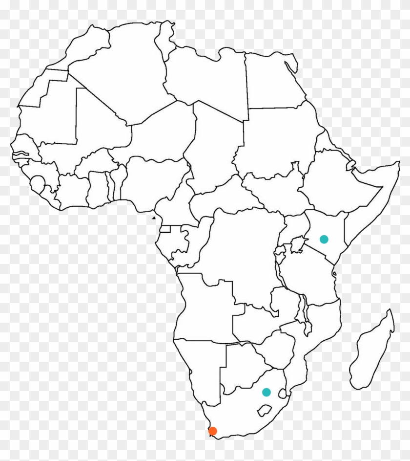 Africa - Sub Saharan Africa Outline Clipart #491729