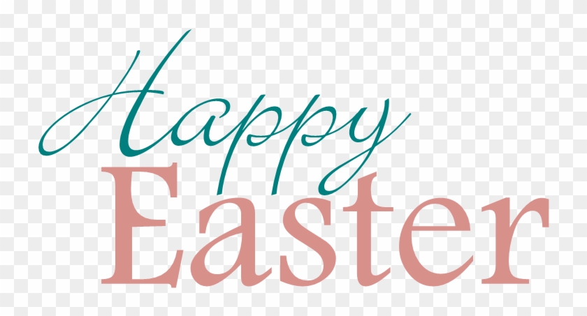 Easter Word Art Png - Calligraphy Clipart