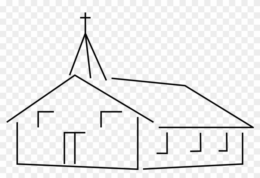 Church Building Png - Clip Art Black And White Church Transparent Png #491751