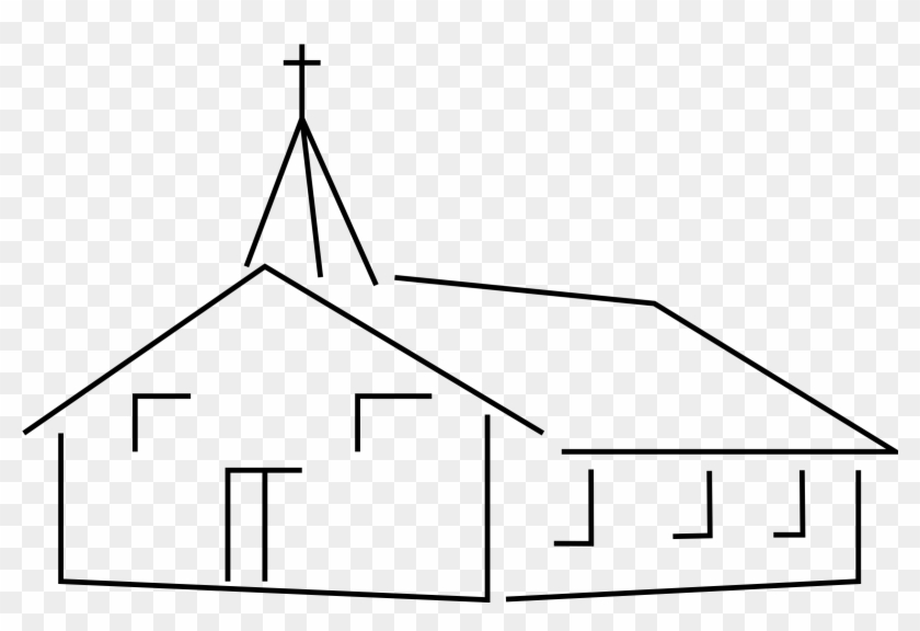 Church Building Png - Clip Art Black And White Church Transparent Png