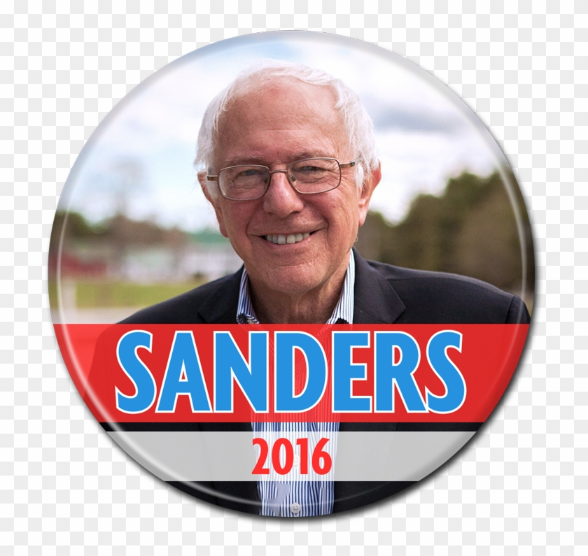 Bernie Sanders Button - Bernie Sanders 2016 Clipart