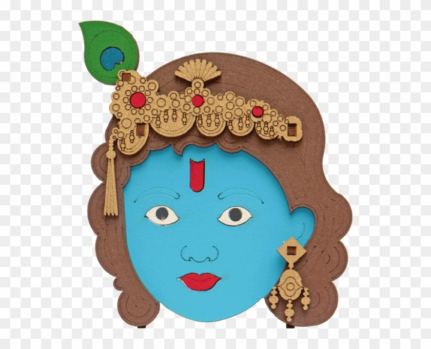 Lord Krishna Model Kit , Png Download - Krishna Mask Clipart #491875
