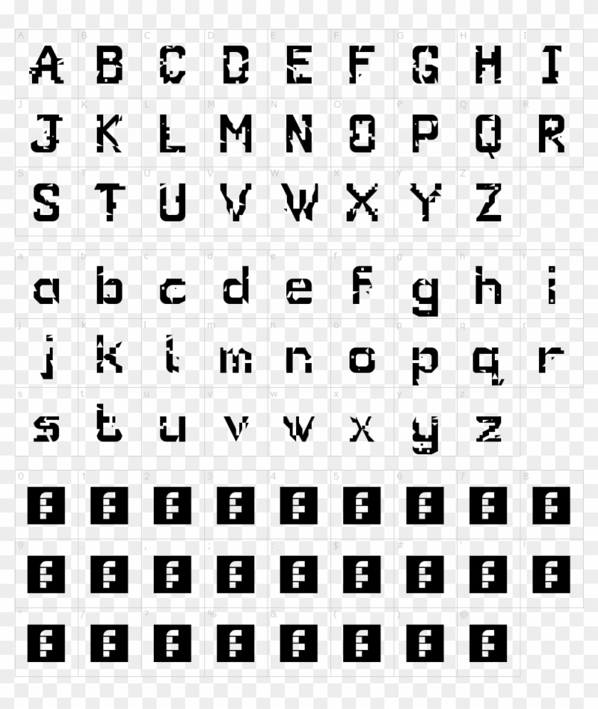 Font Characters - Fuente De Mario Bros Clipart