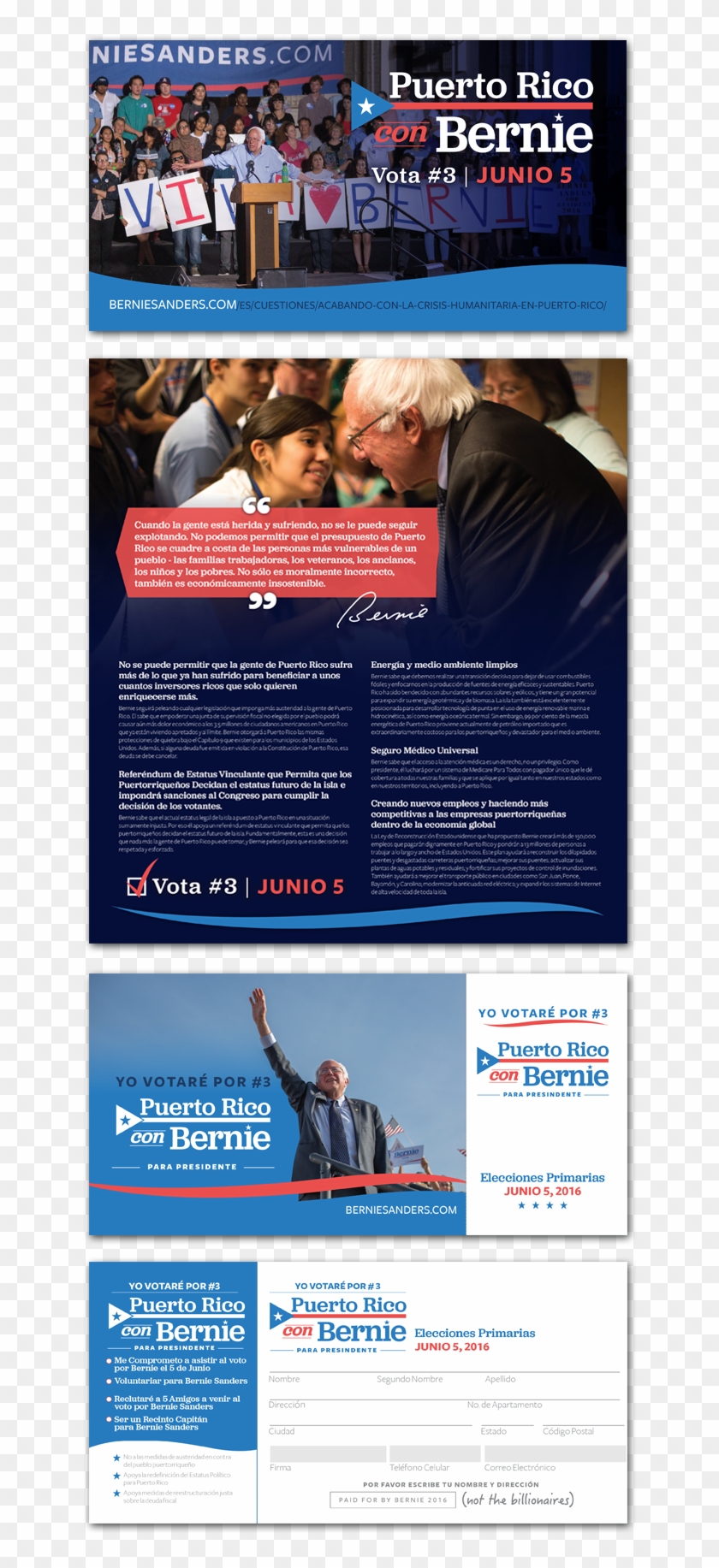 Bernie Sanders - Flyer Clipart