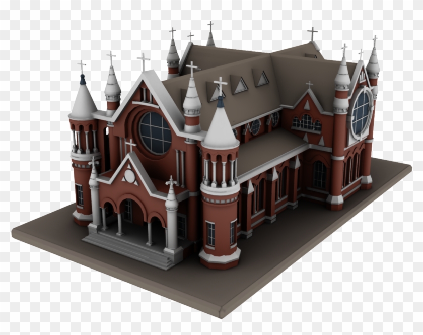 3d Modeling & Simulations - 3d Model Architectural Png Clipart
