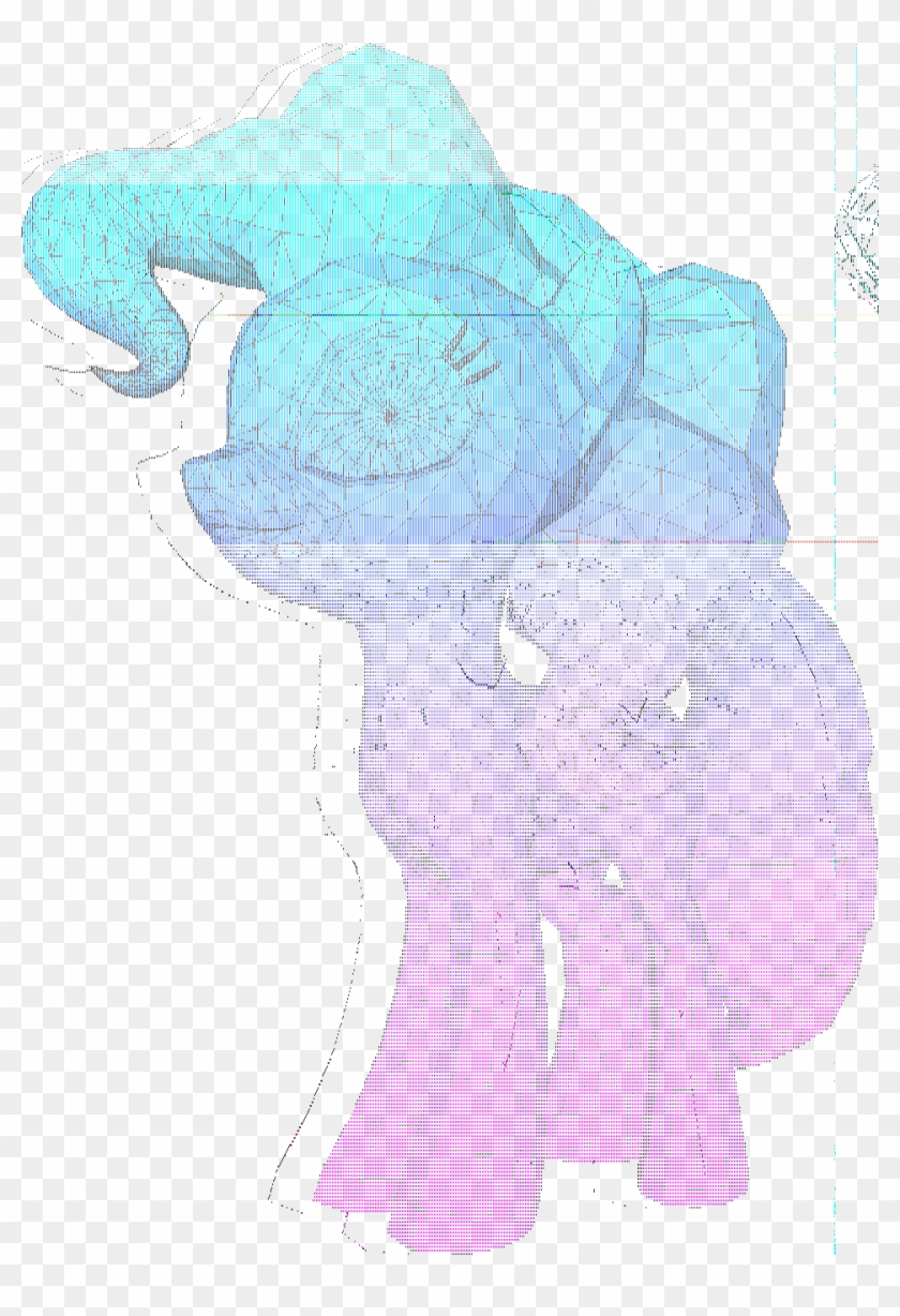 3d, Aesthetics, Glitch Art, Low Poly, Pinkie Pie, Safe, - Transparent Background Vaporwave Png Clipart