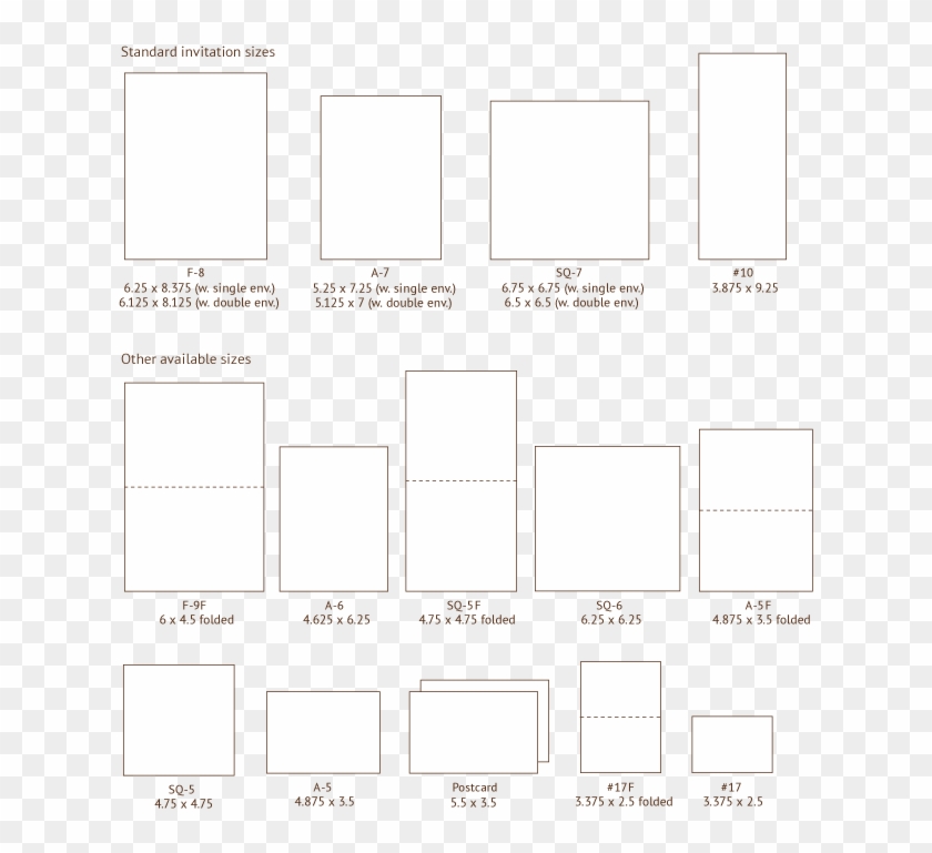 Standard Wedding Invitation Size Wedding Cards Size - Wedding Card Size In Mm Clipart