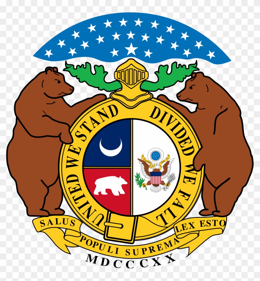 Missouri For Bernie Sanders - Missouri State Seal Flag Clipart #492577