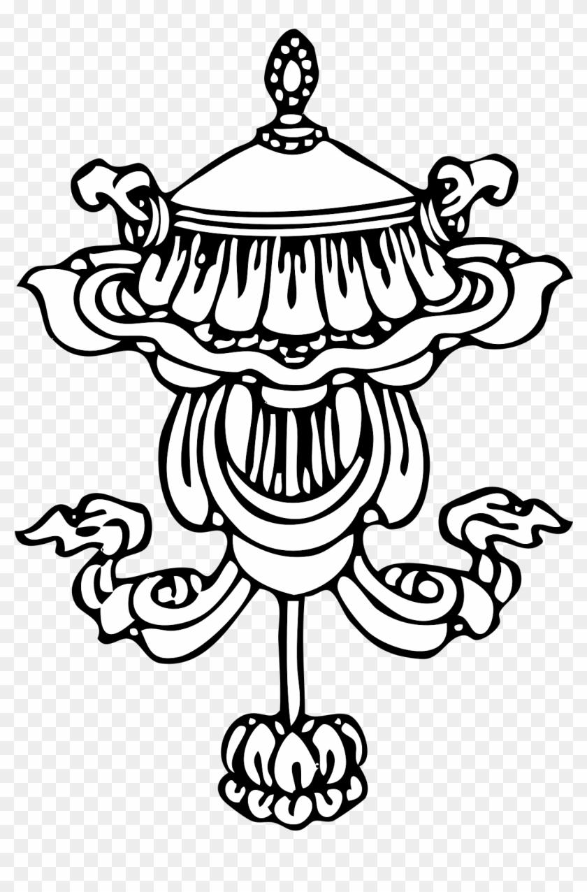 1200 X 1717 7 - Parasol Buddhism Clipart #492661