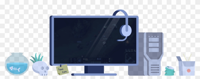 Led-backlit Lcd Display Clipart