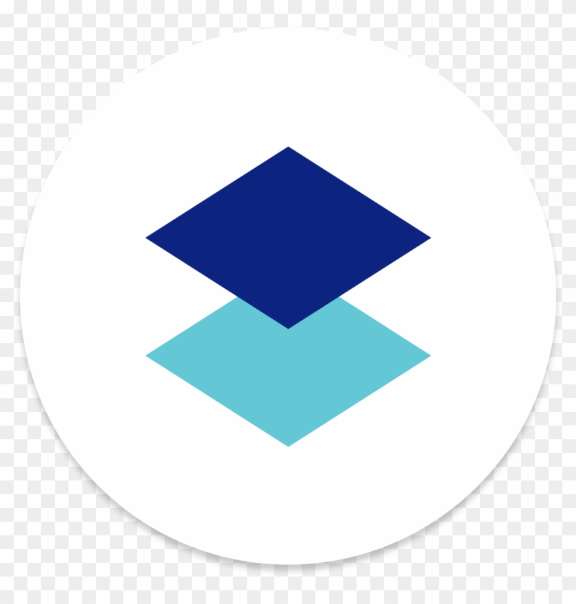 Computer Icon For Dropbox Paper App - Circle Clipart #493106