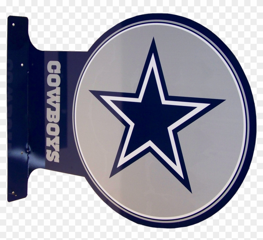 Ready To Hang On Wall, Logo Viewable From Both Sided, - Dallas Cowboys Logo Clipart #493251