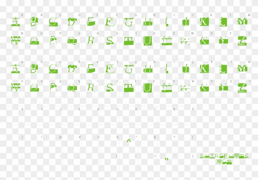 Font Glitch Preview - Detroit Lions Number Font Clipart