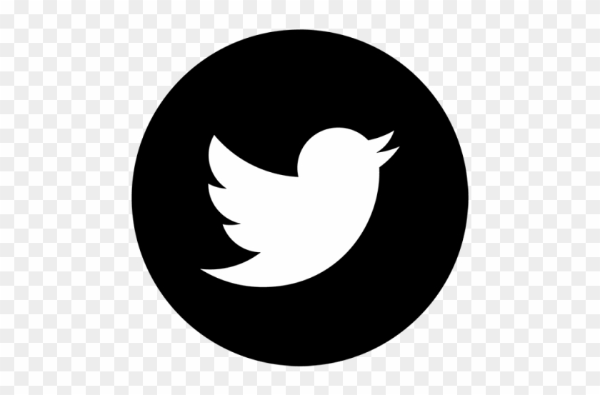 White Twitter Bird Png - Twitter Black Icon Png Clipart #493783