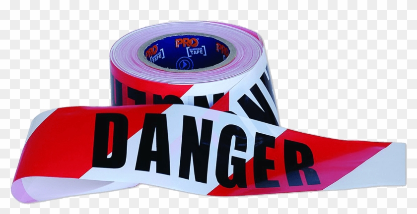 White Caution Tape - Danger Tape Clipart #493820
