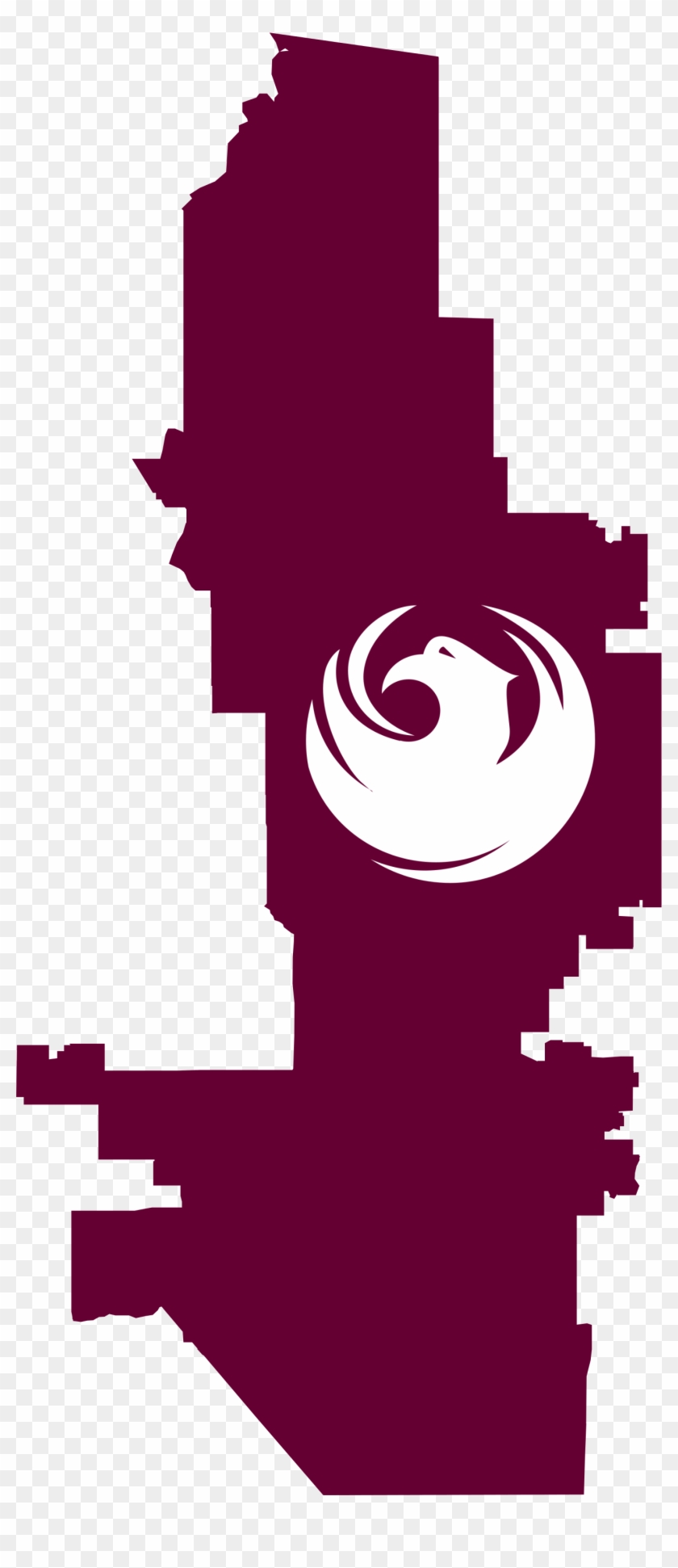 Flag Map Of Phoenix - Phoenix Clipart #493907