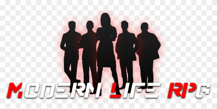 Modern Life Rpg - Silhouette Clipart #494021