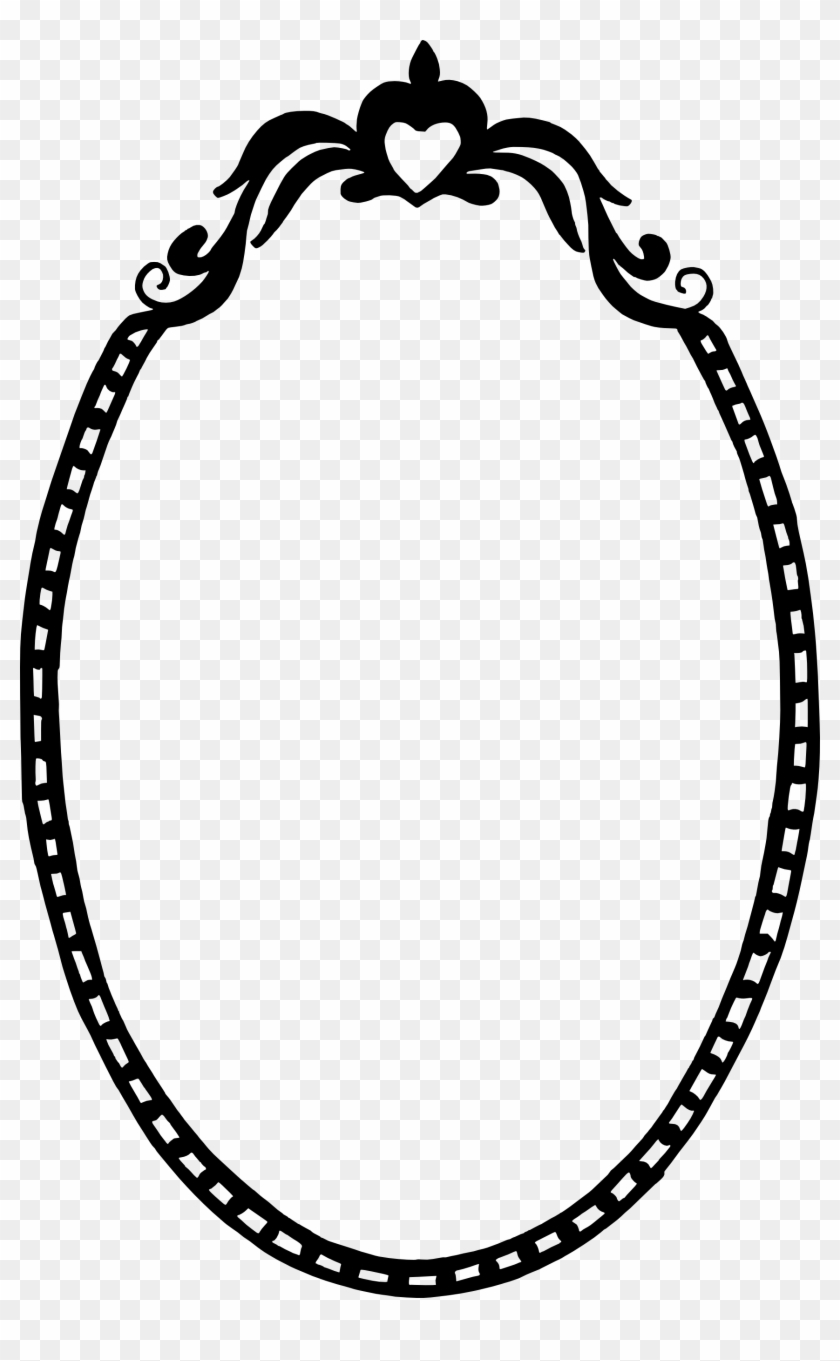 Free Download - Oval Frame Vector Png Clipart #494107