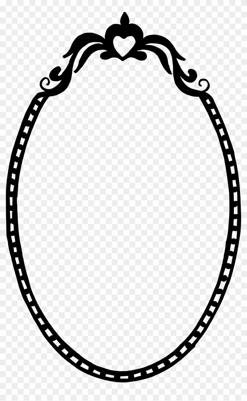 Free Download - Oval Frame Vector Png Clipart