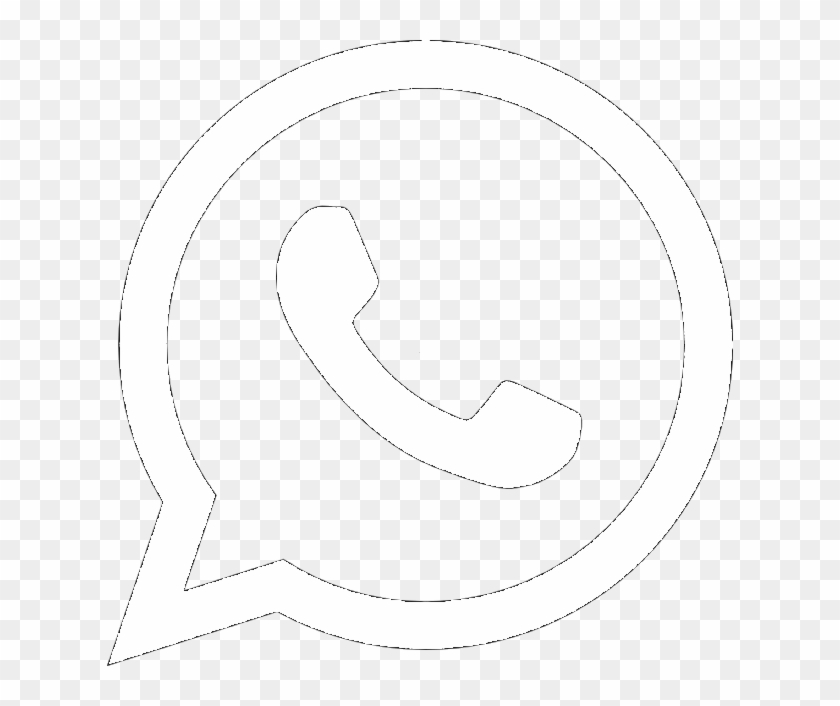 Logo Whatsapp Png Branco - Logo Whatsapp Branco Png Clipart #494277