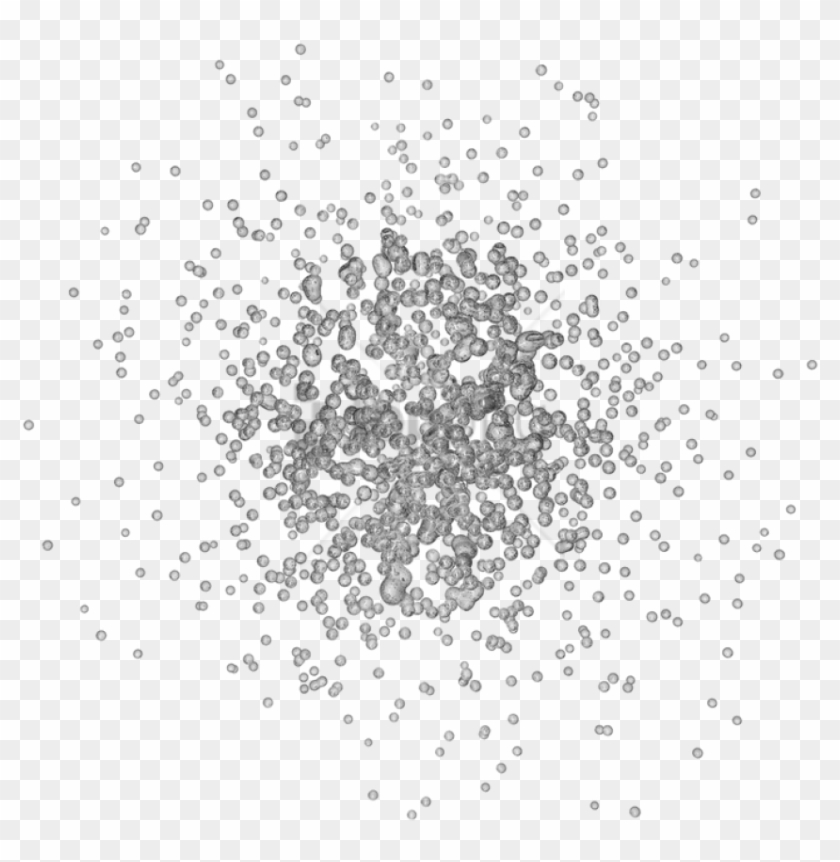 Splattered Water Drops Png - Drawing Clipart