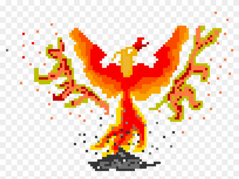 Phoenix - Phoenix Pixel Art Clipart