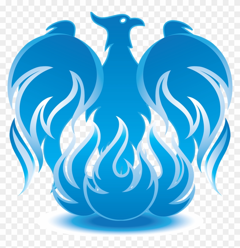 Me - Blue Phoenix Logo Png Clipart #494439