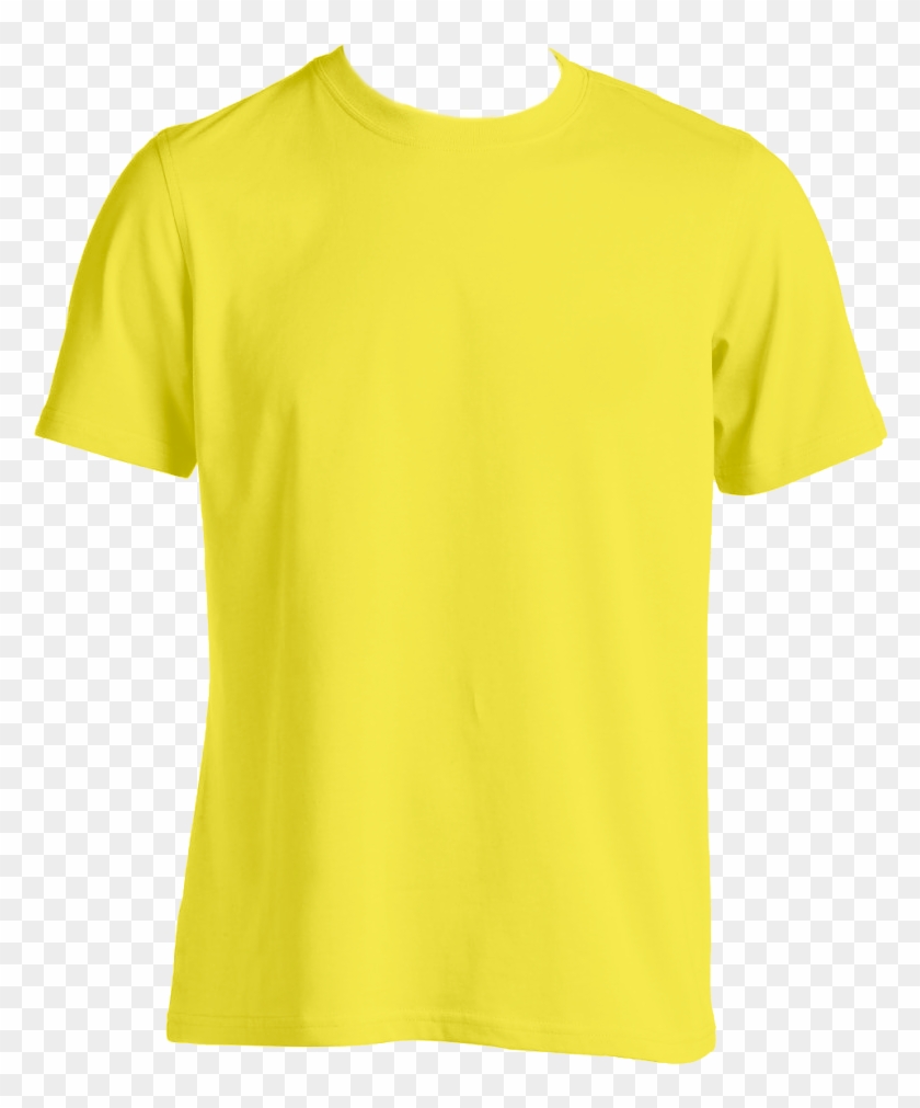 Yellow Tshirt Png - Yellow T Shirt Template Png Clipart #494494