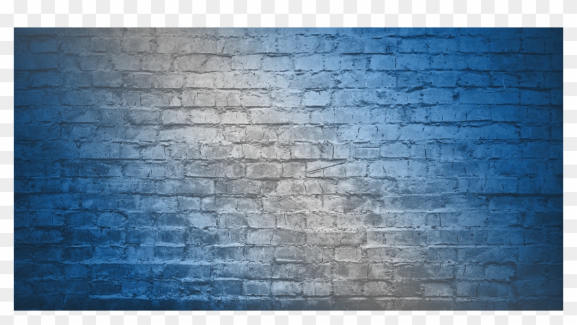 Brickwall-background - Blue Wall Background Png Clipart
