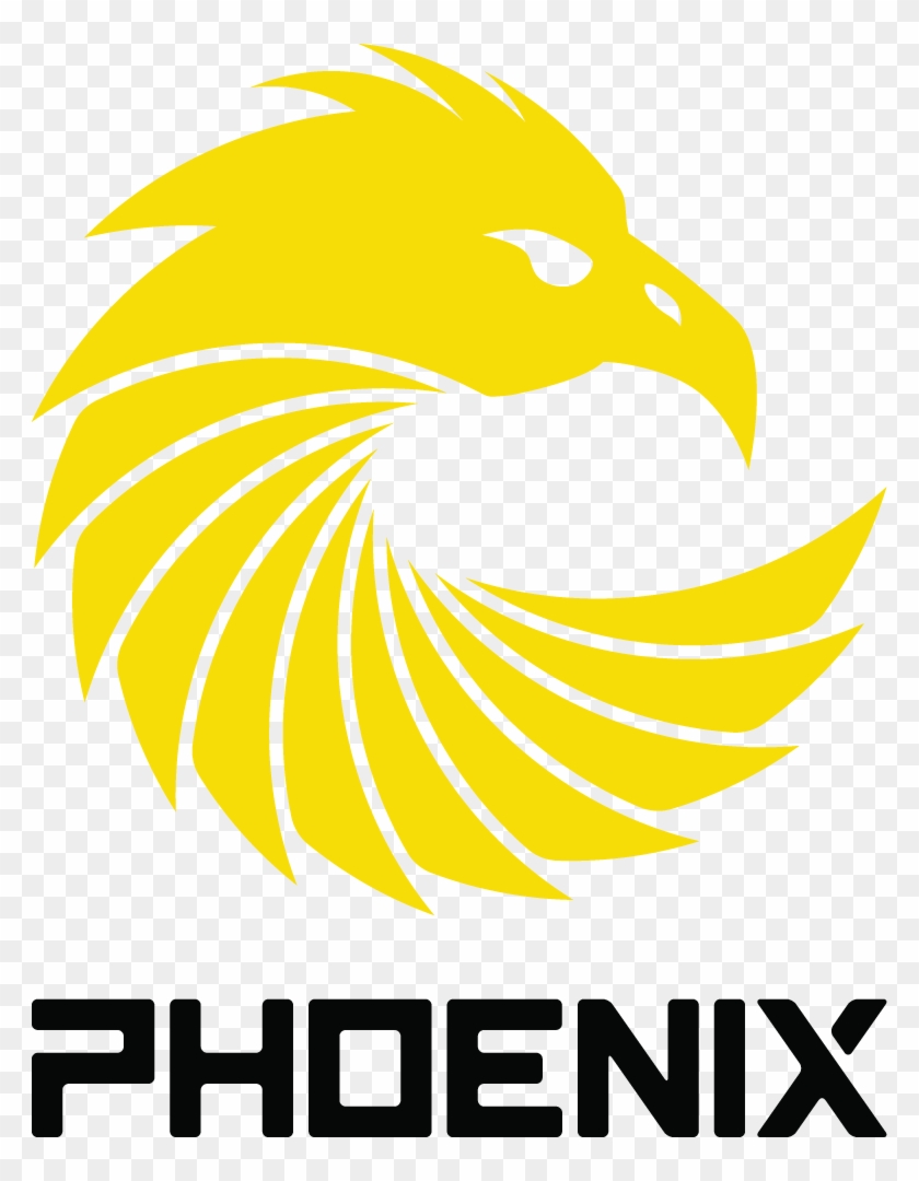 01 Ek® Mlc Logo-phoenix Vertical Black Tl - Eagle Clipart